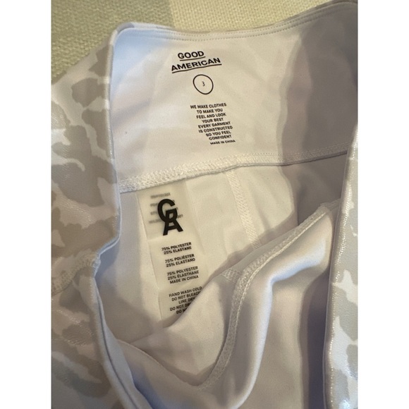 NWT Good American leopard print leggings sz 3 ( L ) - Picture 2 of 4